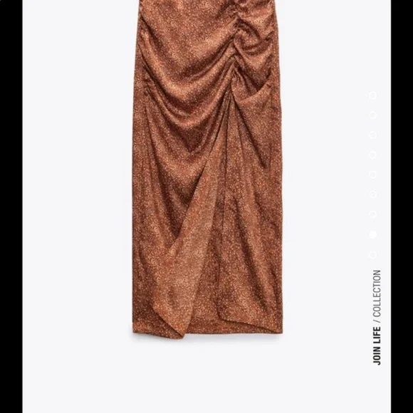 Zara midi printed skirt - Picture 6 of 7